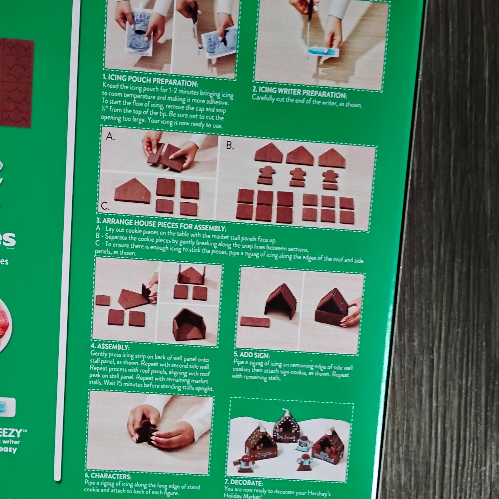 Hershey’s Kisses Build your own holiday market Cookie Kit Christmas 29oz