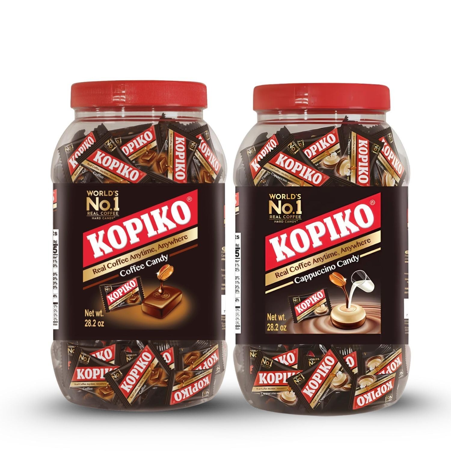 Kopiko Coffee Candy (2 Jars, 28.2oz Each)