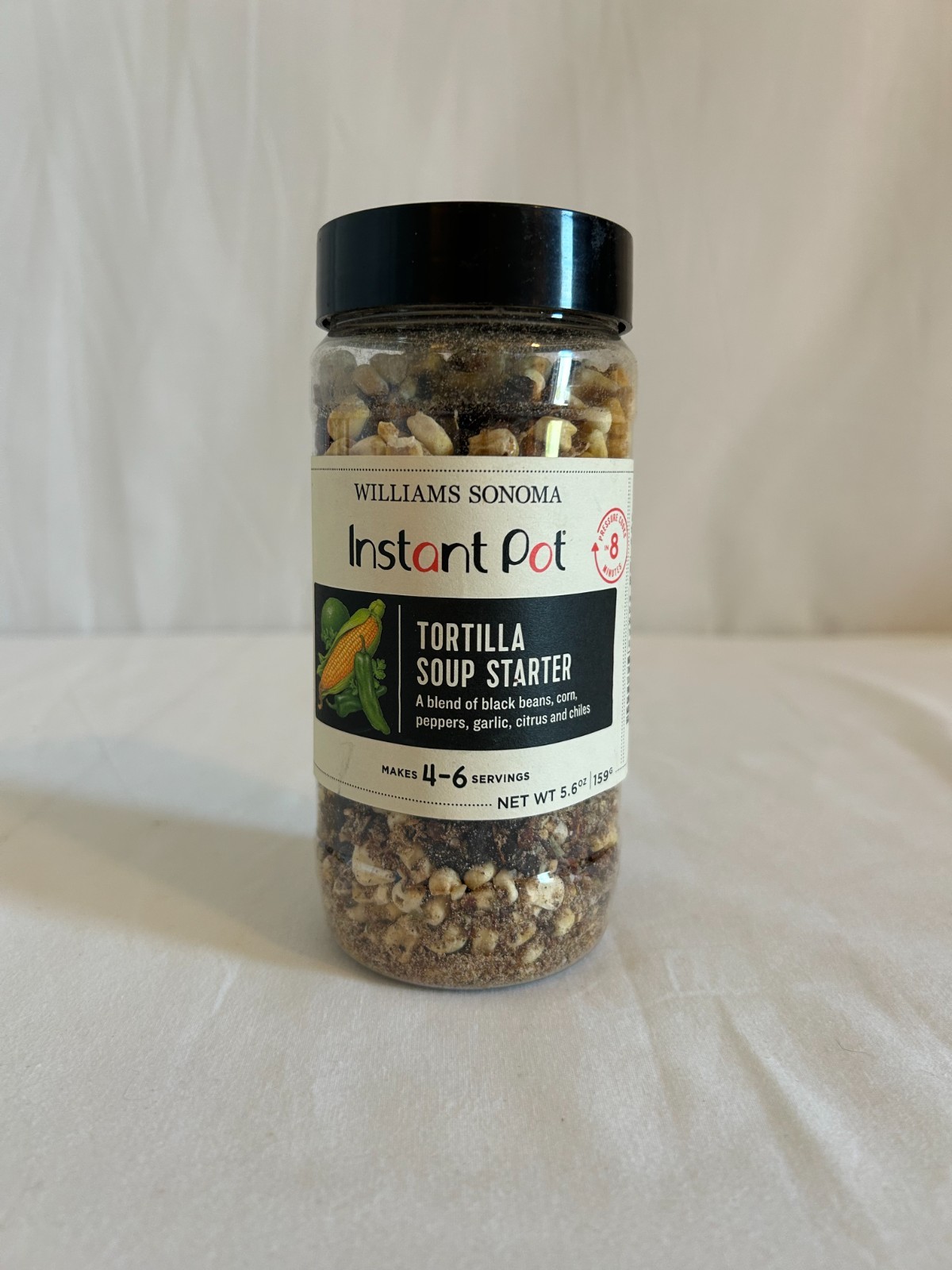 Williams Sonoma Instant Pot Tortilla Soup Starter 5.6 oz Bean Corn Chiles Lime