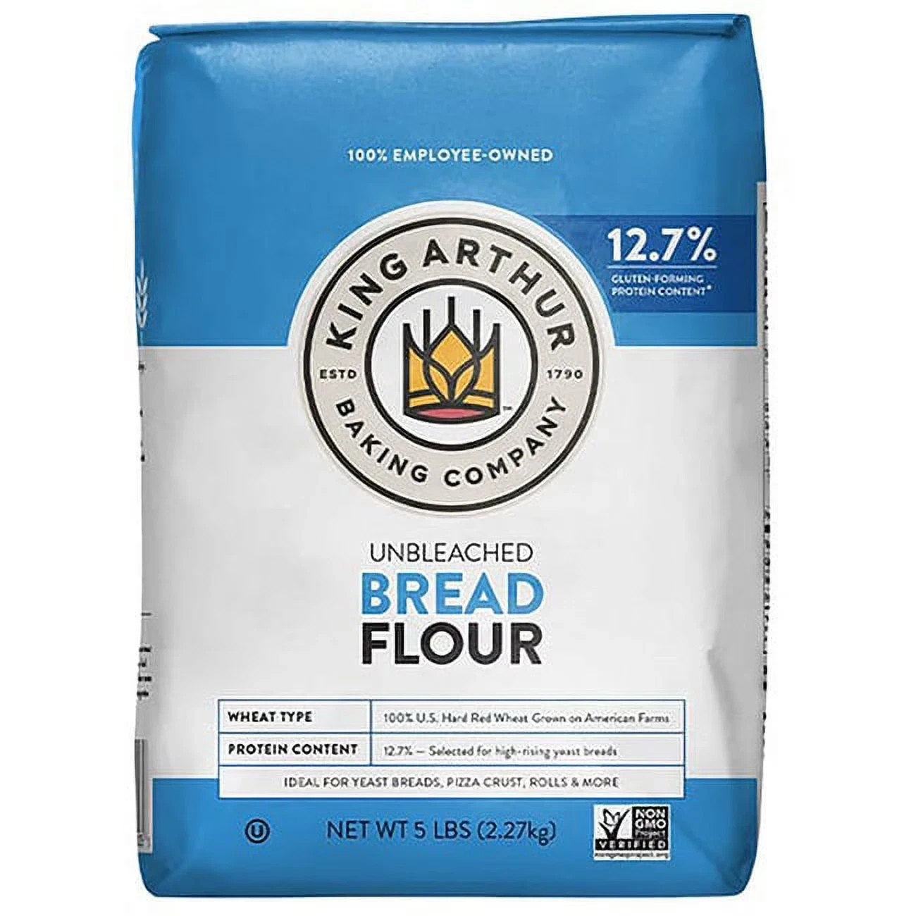 King Arthur Flour Unbleached Bread Flour 5 lb. Bag FREE & FAST SHIPPING