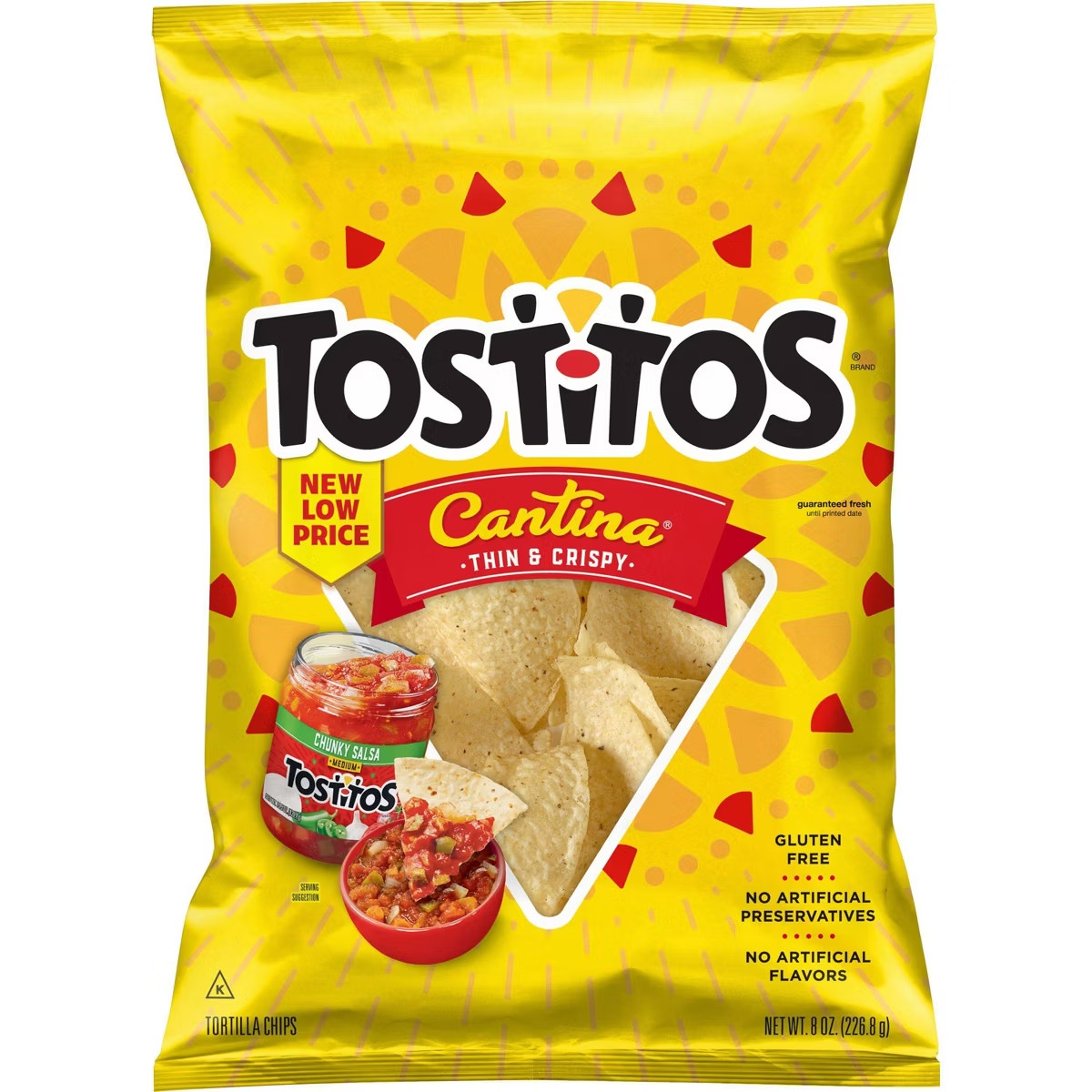 Tostitos Cantina Thin & Crispy Tortilla Chips – 8oz