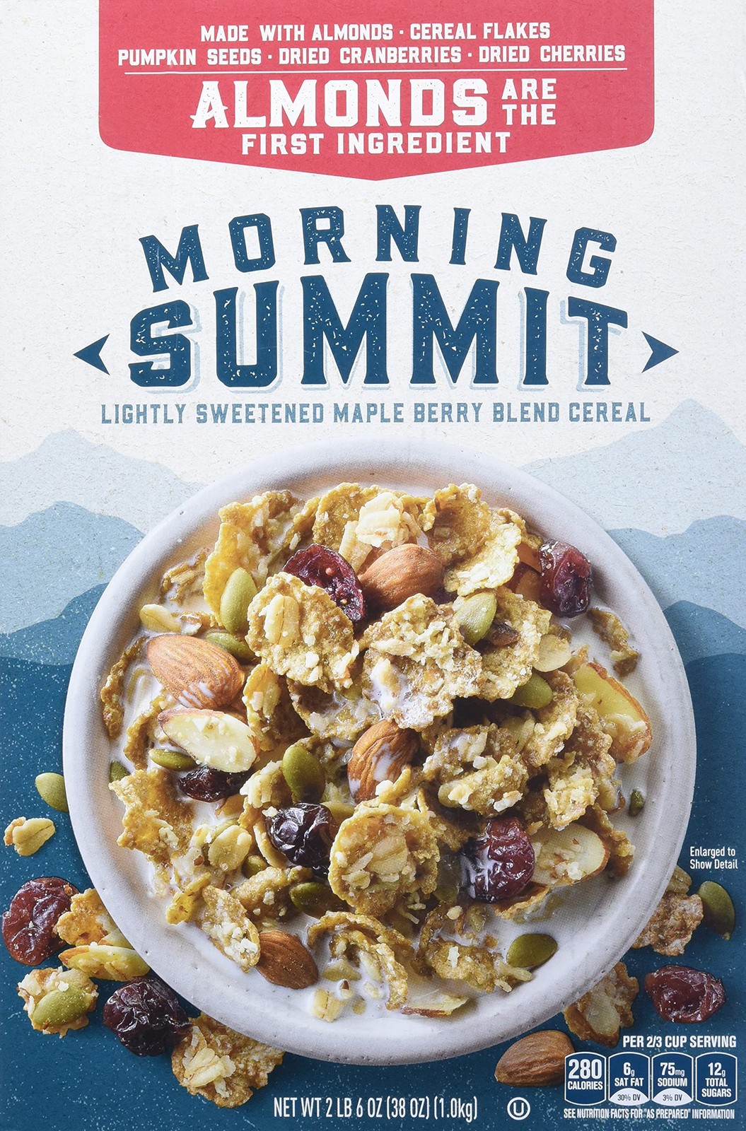 General Mills Morning Summit Cereal, Maple Berry, 38 Oz 38 Ounce (Pack of 1)