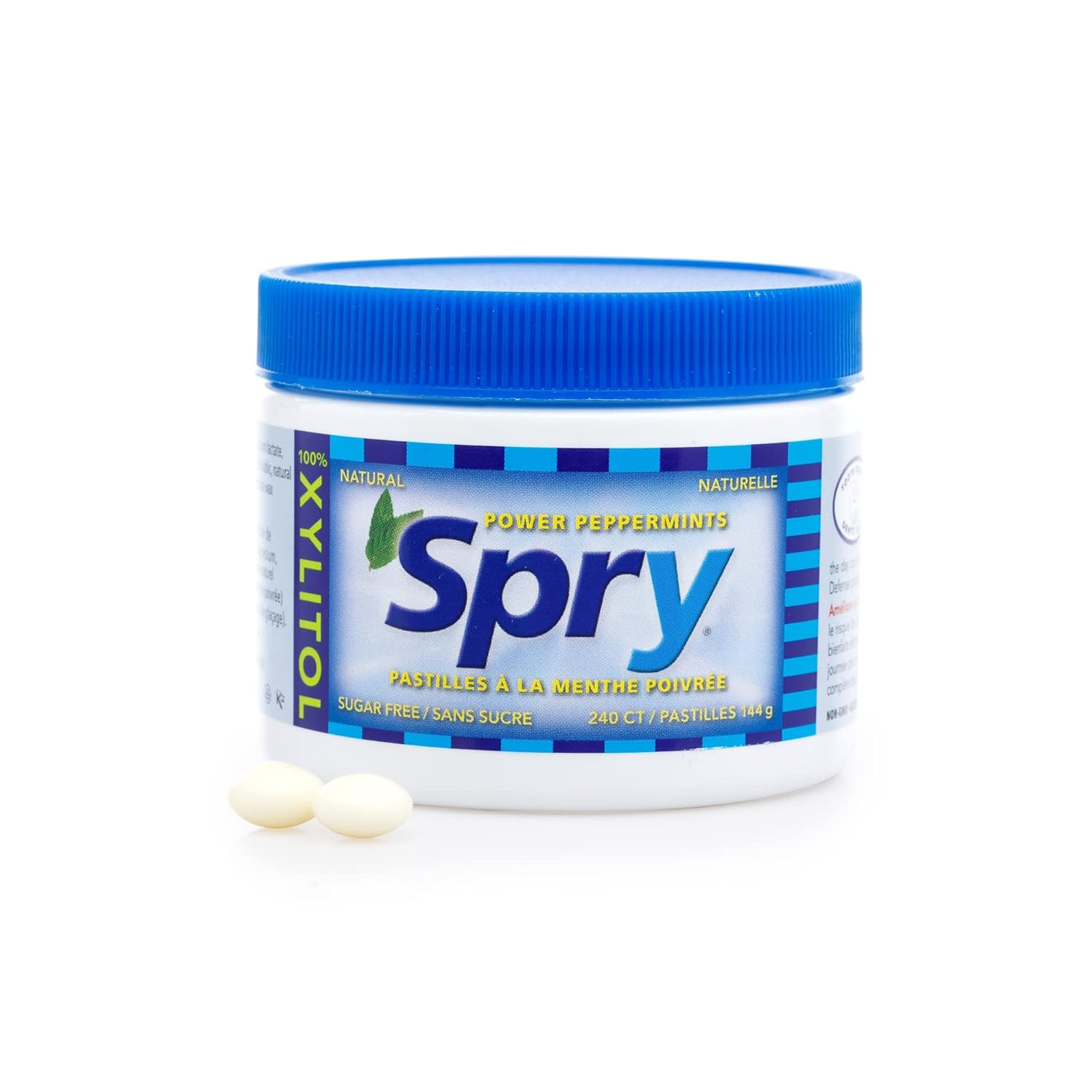 Xylitol Peppermint Sugar Free Candy – Promote Oral Health, Increase Saliva Produ