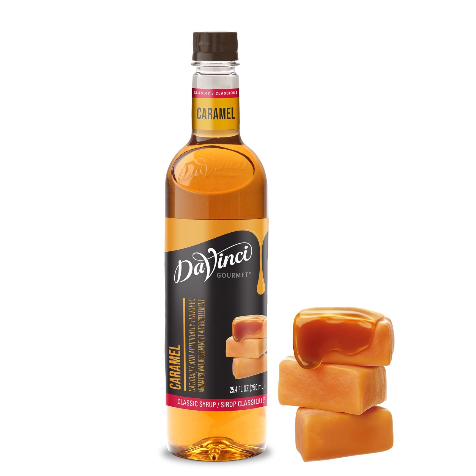 DaVinci Gourmet Classic Caramel Syrup, 25.4 Fl Oz (Pack of 1),