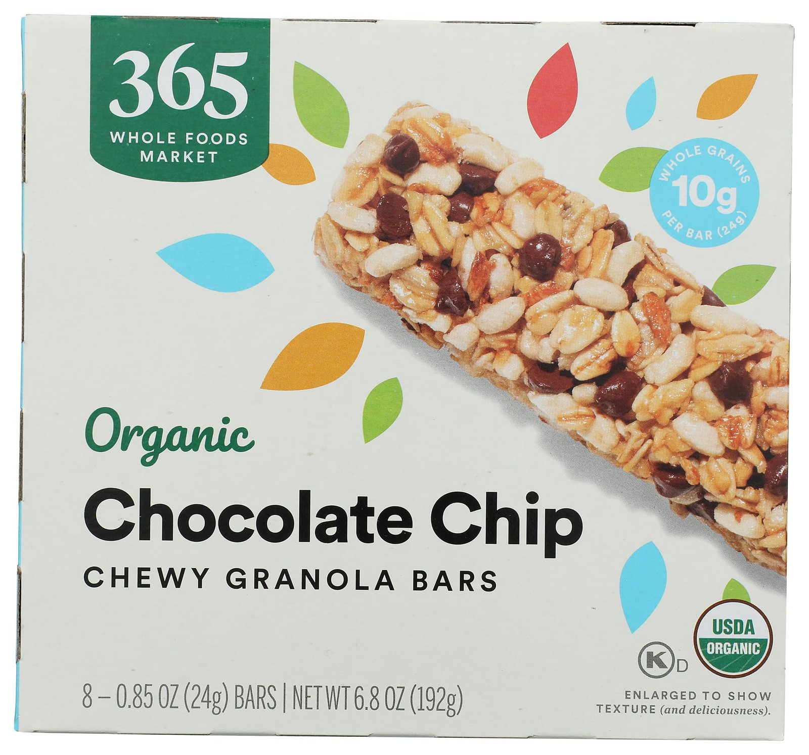 365 by Whole Foods Market, Organic Chocolate Chip 8 Count (Pack of 1), brown