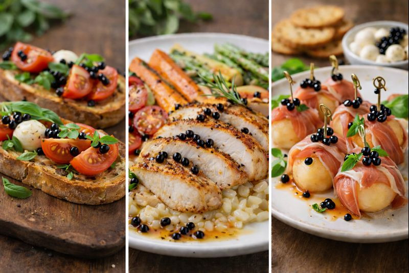 Special Dittmann Balsamic Vinegar Pearls 24.69 oz Jar Gourmet «Caviar» Topping