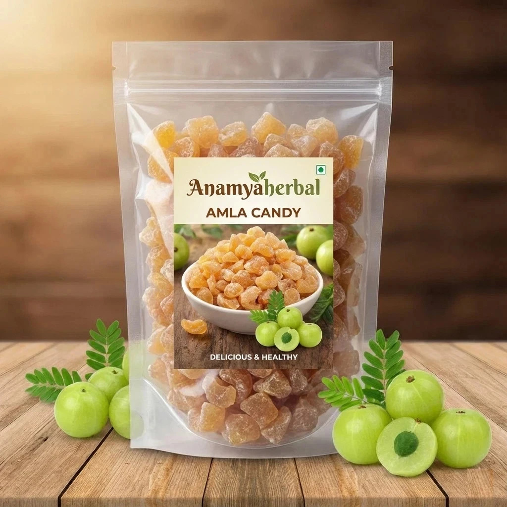 Amla Candy Dried Dry Indian Gooseberry Fruit Without Added Sugar