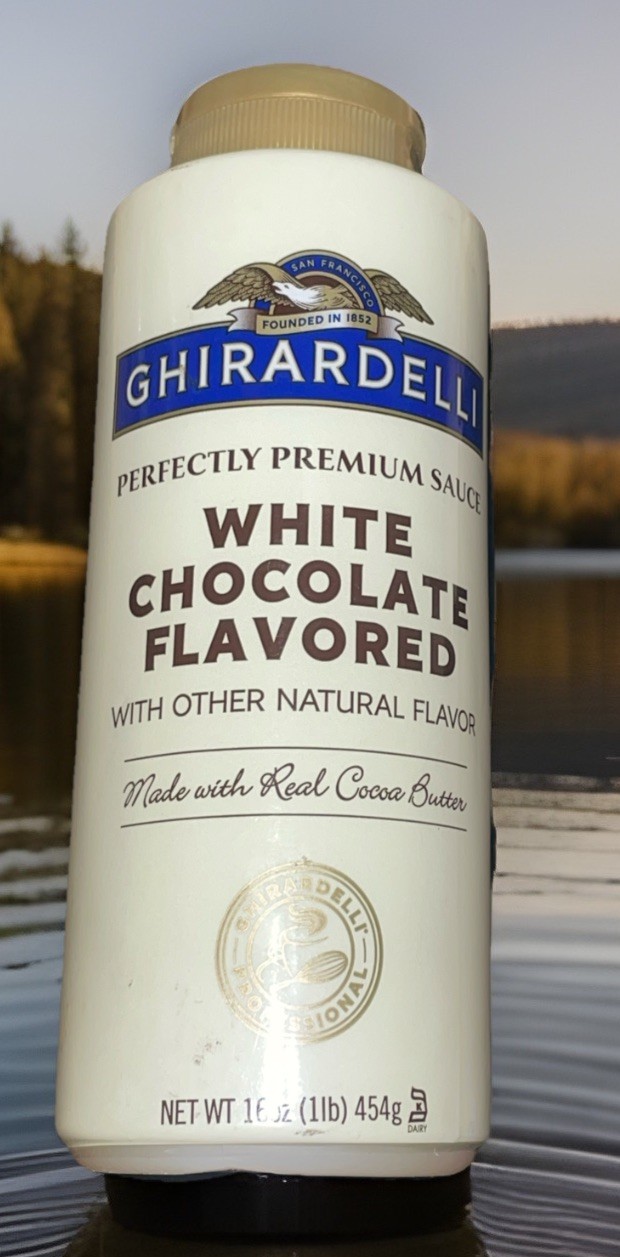 Ghirardelli White Chocolate Flavored Sauce Squeeze Bottle, White Chocolate