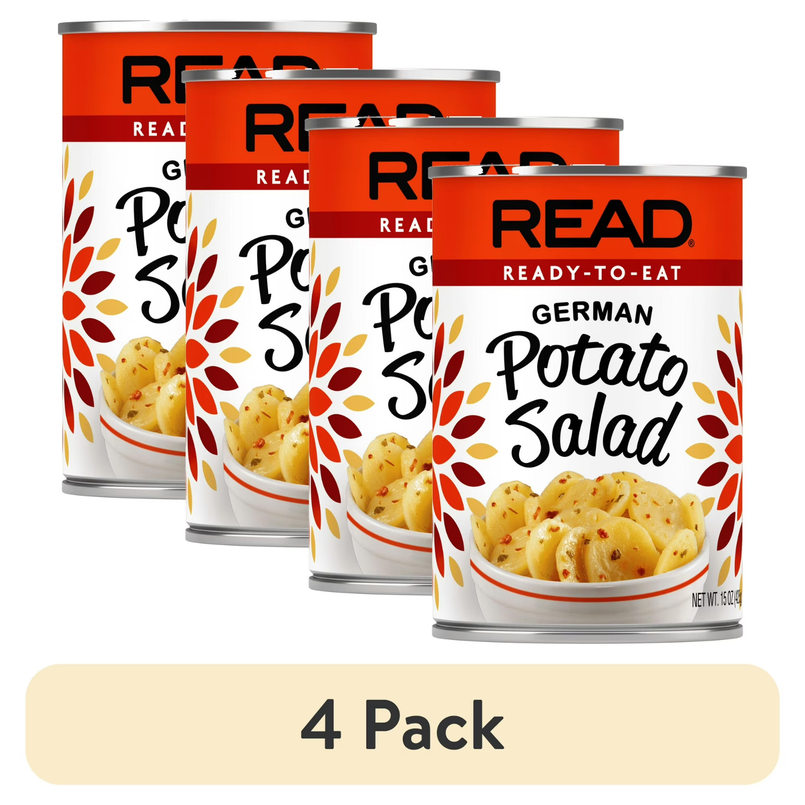 (4 pack) Read German Potato Salad, 15 oz