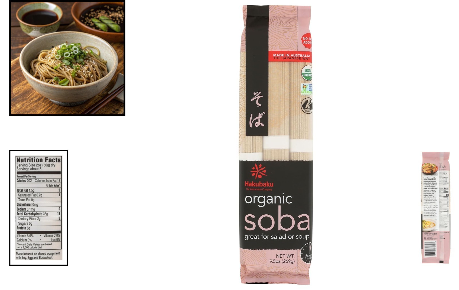 USDA Certified Organic Soba Noodles – 9.5 Oz of Authentic Buckwheat Goodness