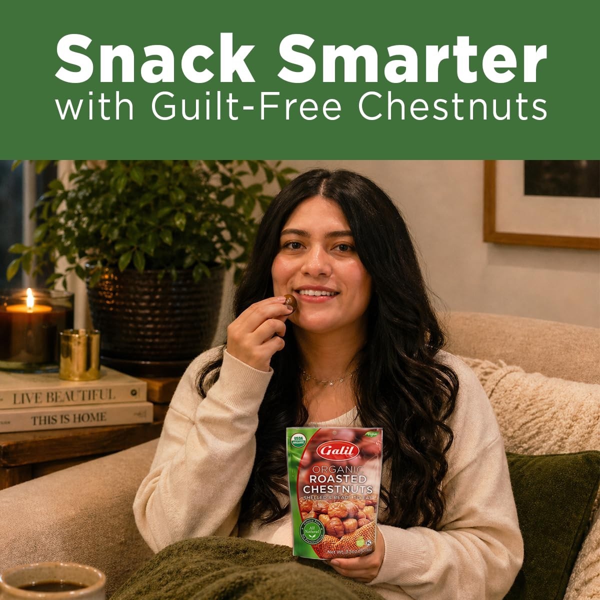 Shelled Roasted Chestnuts 6 Pack Vegan Gluten Free Snack Bags