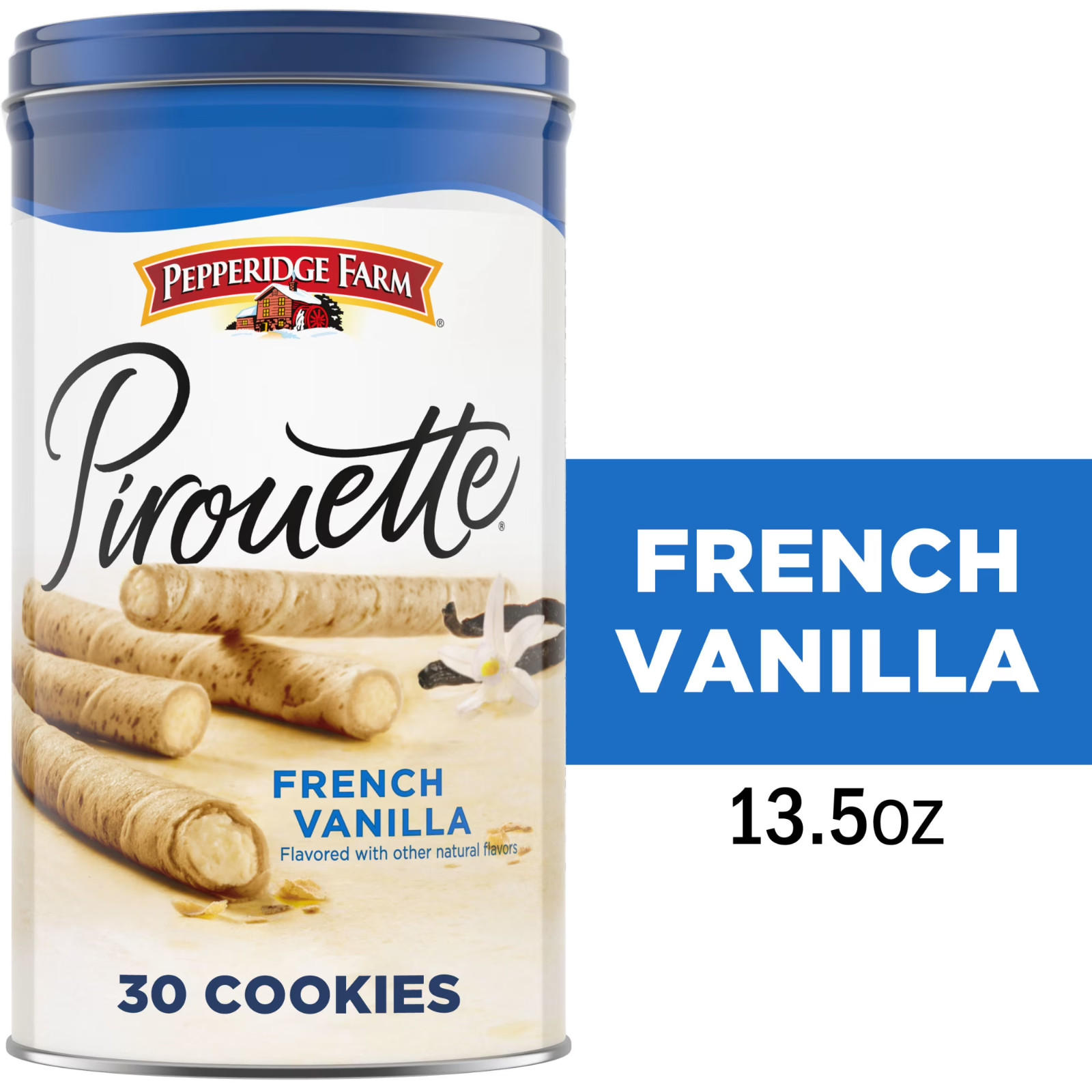 Pepperidge Farm pirouette Cookies french vanilla Crème Filled Wafers 13.5oz T…