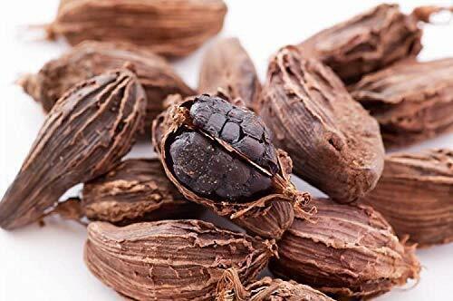 Indian Premium Greater Cardamom Black Whole Organic Kitchen Spice Perelam