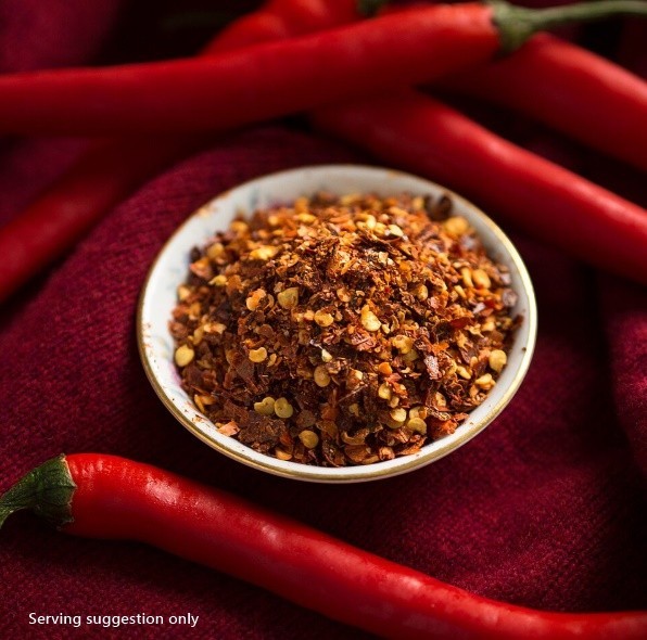 Thai Bird’s Eye Chili Powder Ground Raitip Brand Hot Spicy Pepper 100 Sachets