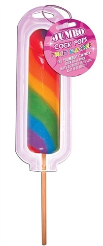Jumbo Rainbow Cock Pops – Each PRIDE