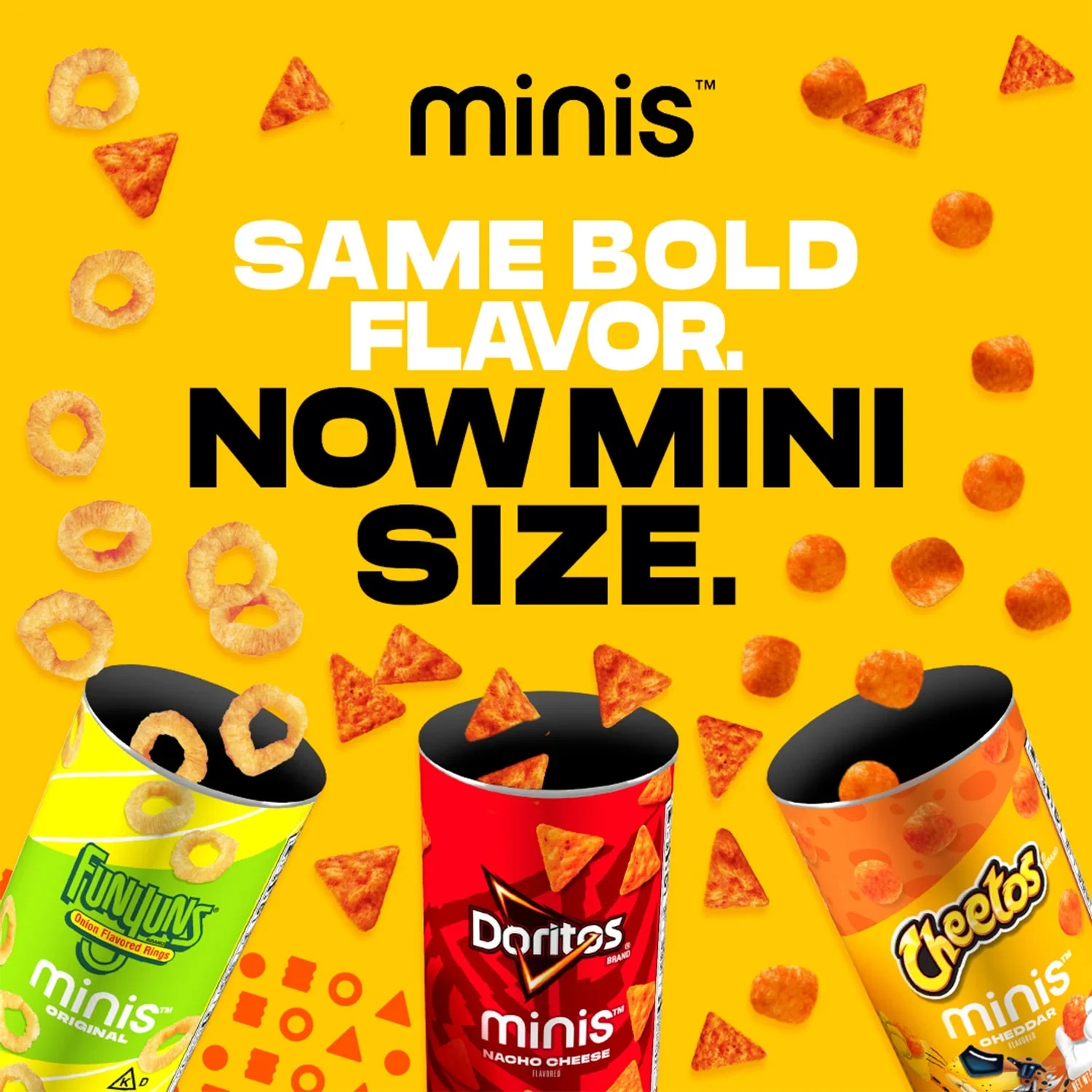 Frito-Lay Minis Doritos Cheetos and SunChips Snacks Variety Pack, Snack Size Cup