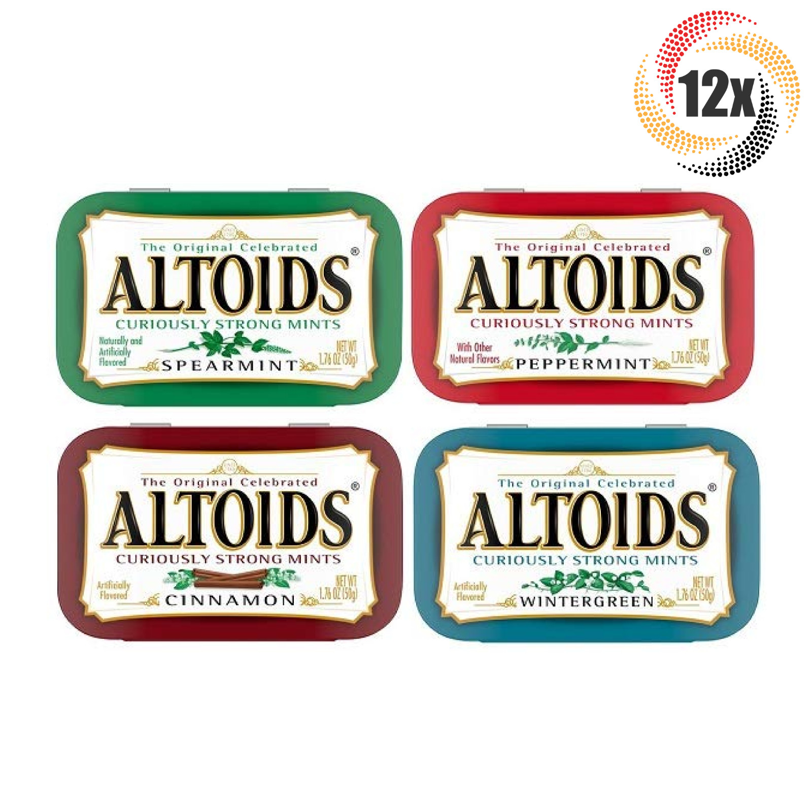 Full Box 12x Original Altoids Variety Mints ( 72 Mints Per Tin ) Mix & Match!