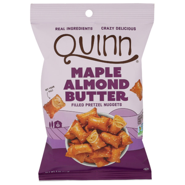 Quinn Snacks Maple Almond Butter Filled Pretzel Nuggets 5 oz – 5 Packs