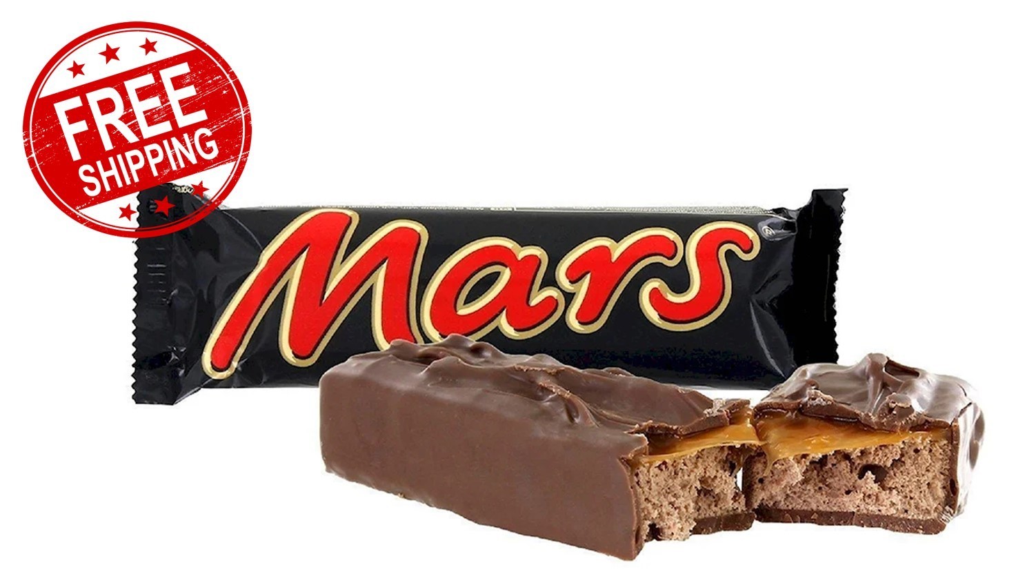 MARS Chocolate Bar 51g – Milk Chocolate with Nougat & Caramel Candy Snack