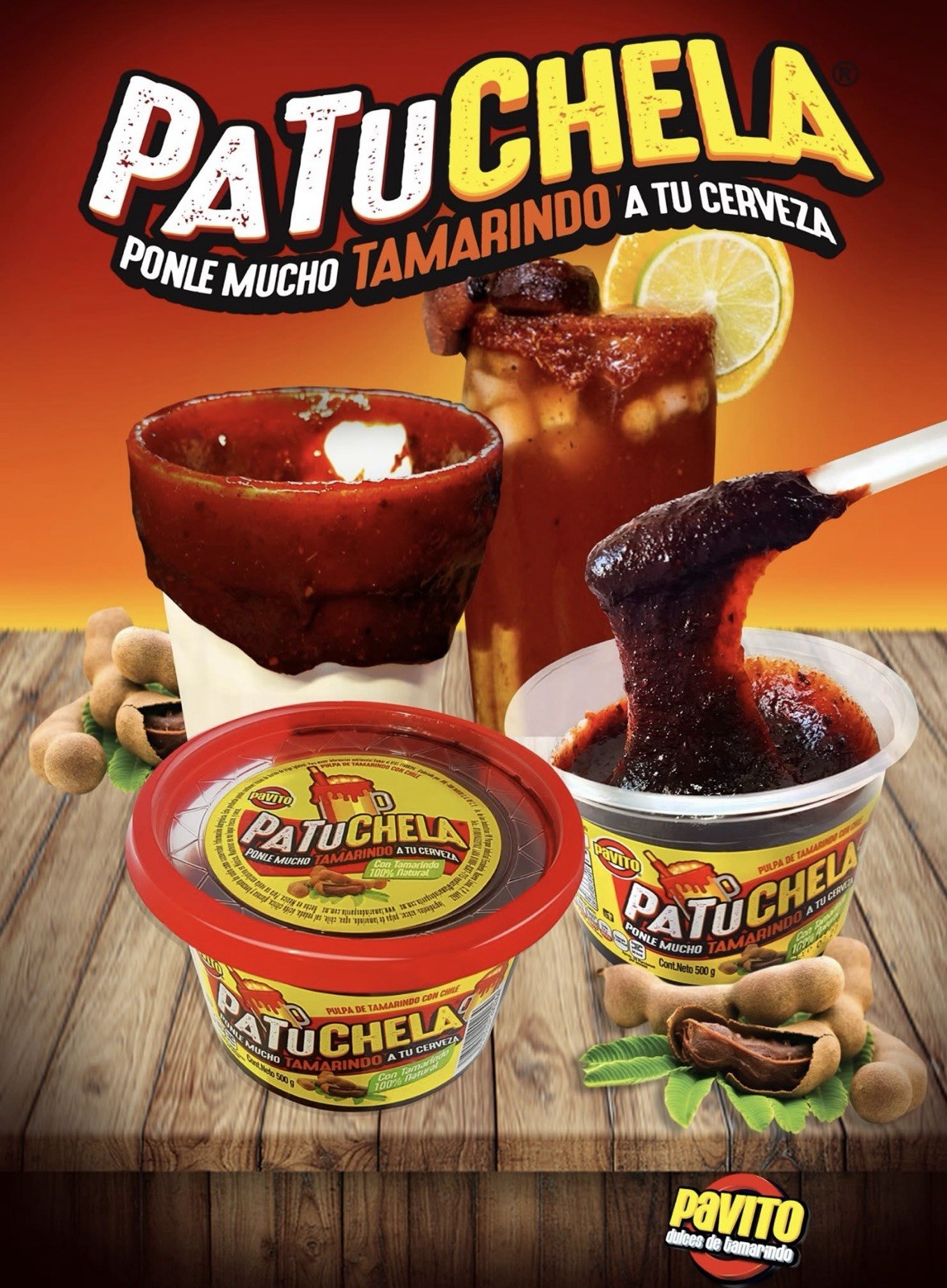2X PATUCHELA Tamarind Rim Dip 🇲🇽 The Best for Beers / 250g Each One