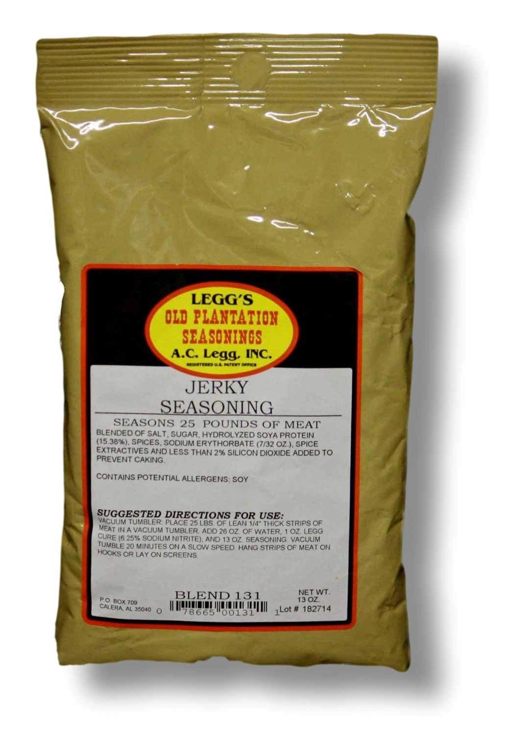Legg Traditional Jerky Seasoning 13 Ounce – A.C. Cure