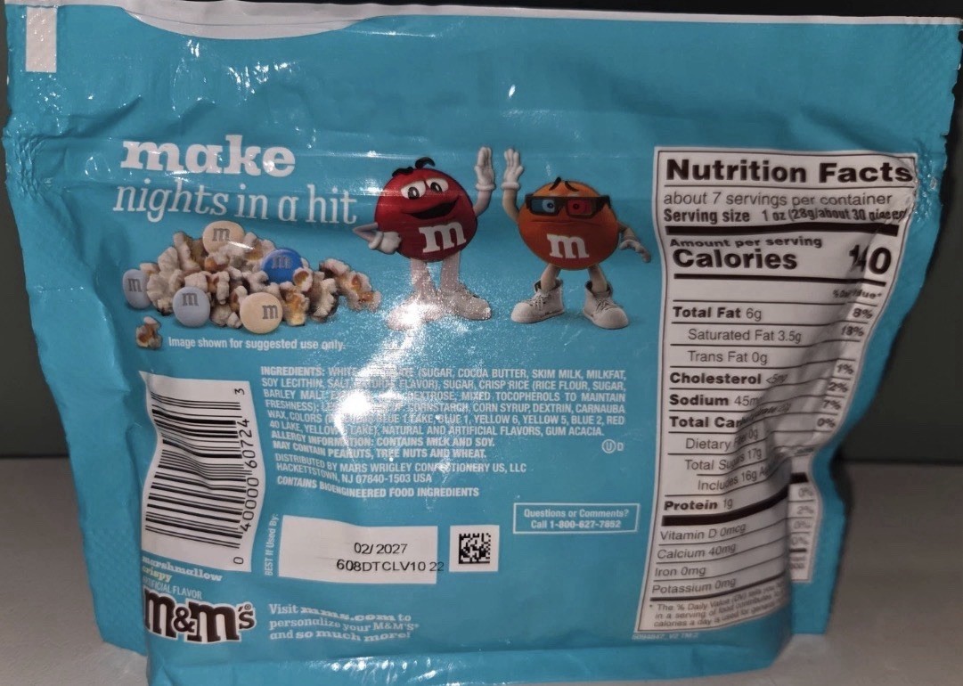 🔥 New Limited Edition M&Ms MARSHMALLOW CRISPY White Sweet Chocolate Bag 7.4oz