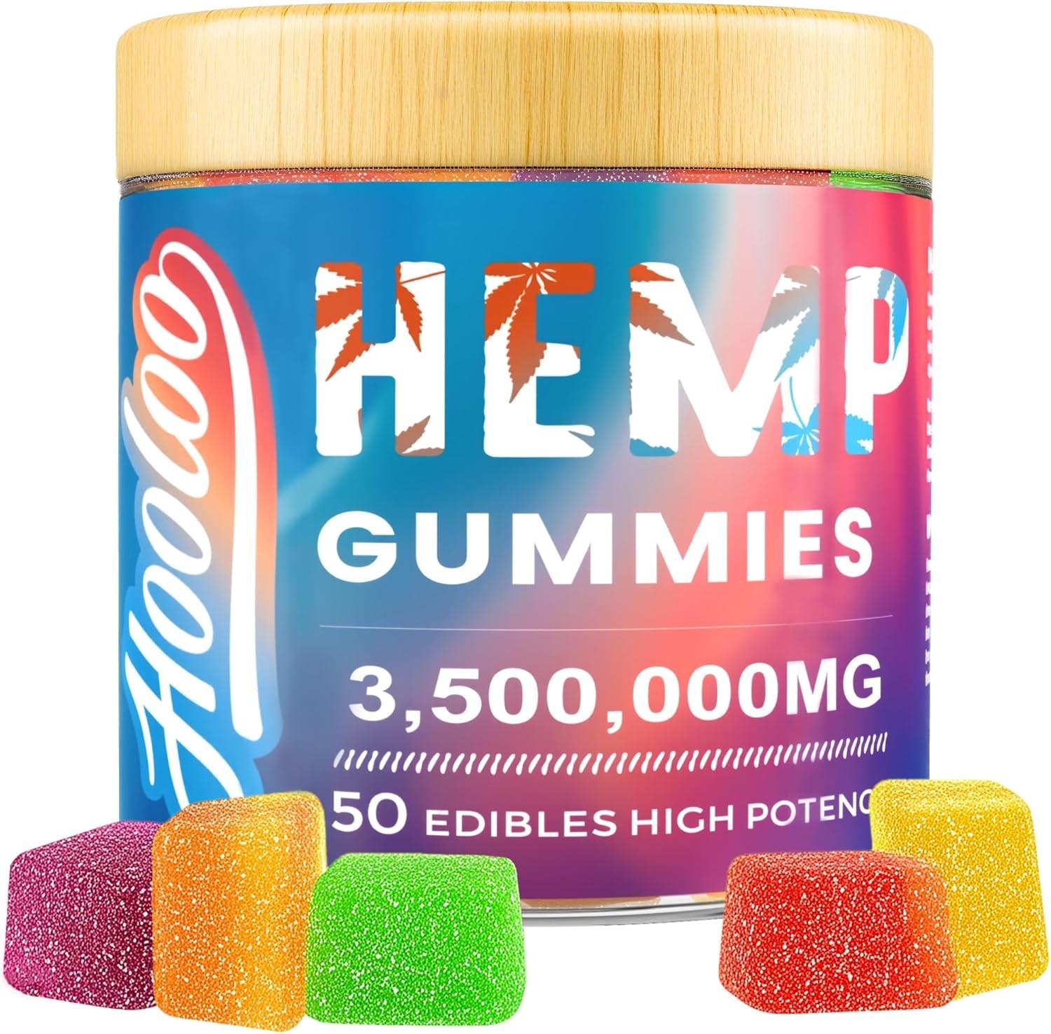 «Hemp Gummies for Adults, 6 Fruity Flavors for Deep Bedtime, Relax, Hemp Gummy I