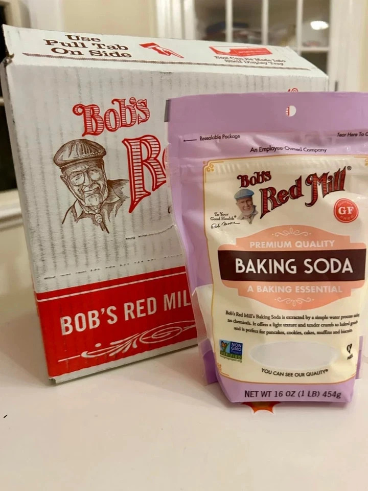 (Pack of 4) Bob’s Red Mill Baking Soda,Non GMO, Vegan, Paleo Friendly,(16 oz )