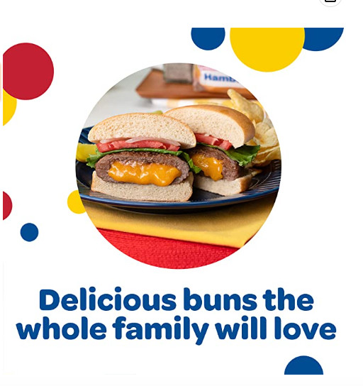 Wonder Bread Classic Hamburger Buns – 15 oz Package
