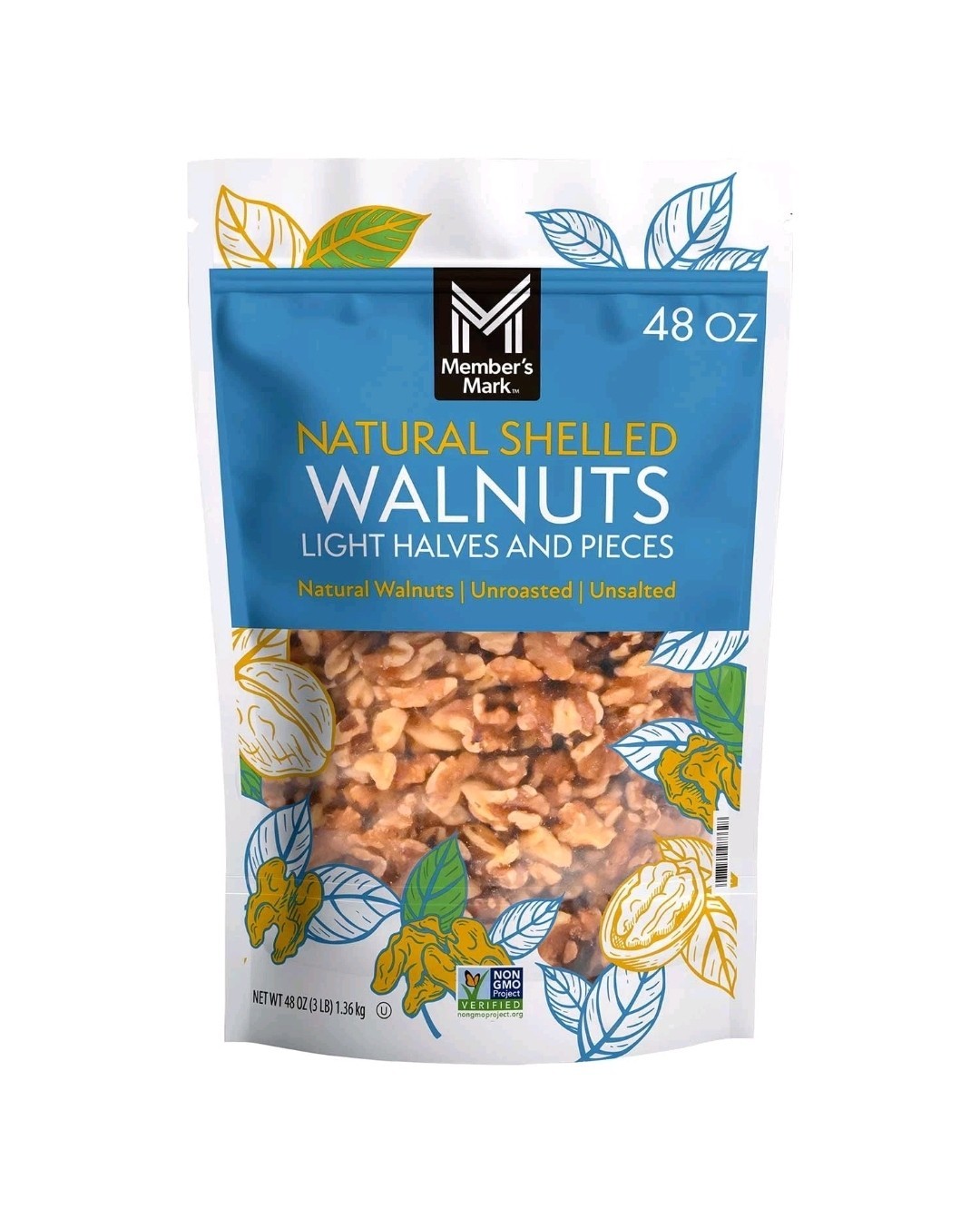 Members Mark Natural Shelled Walnut 3lb