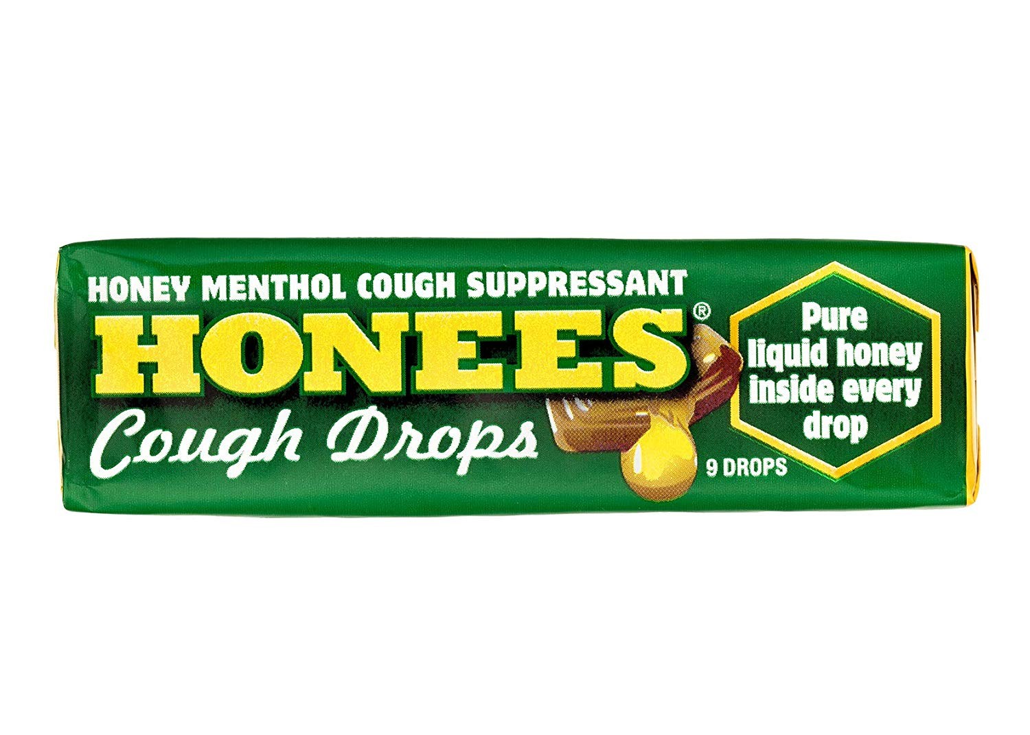 Ambrosoli Honees Menthol Eucalyptus Cough Drops, 9 Drop Bars