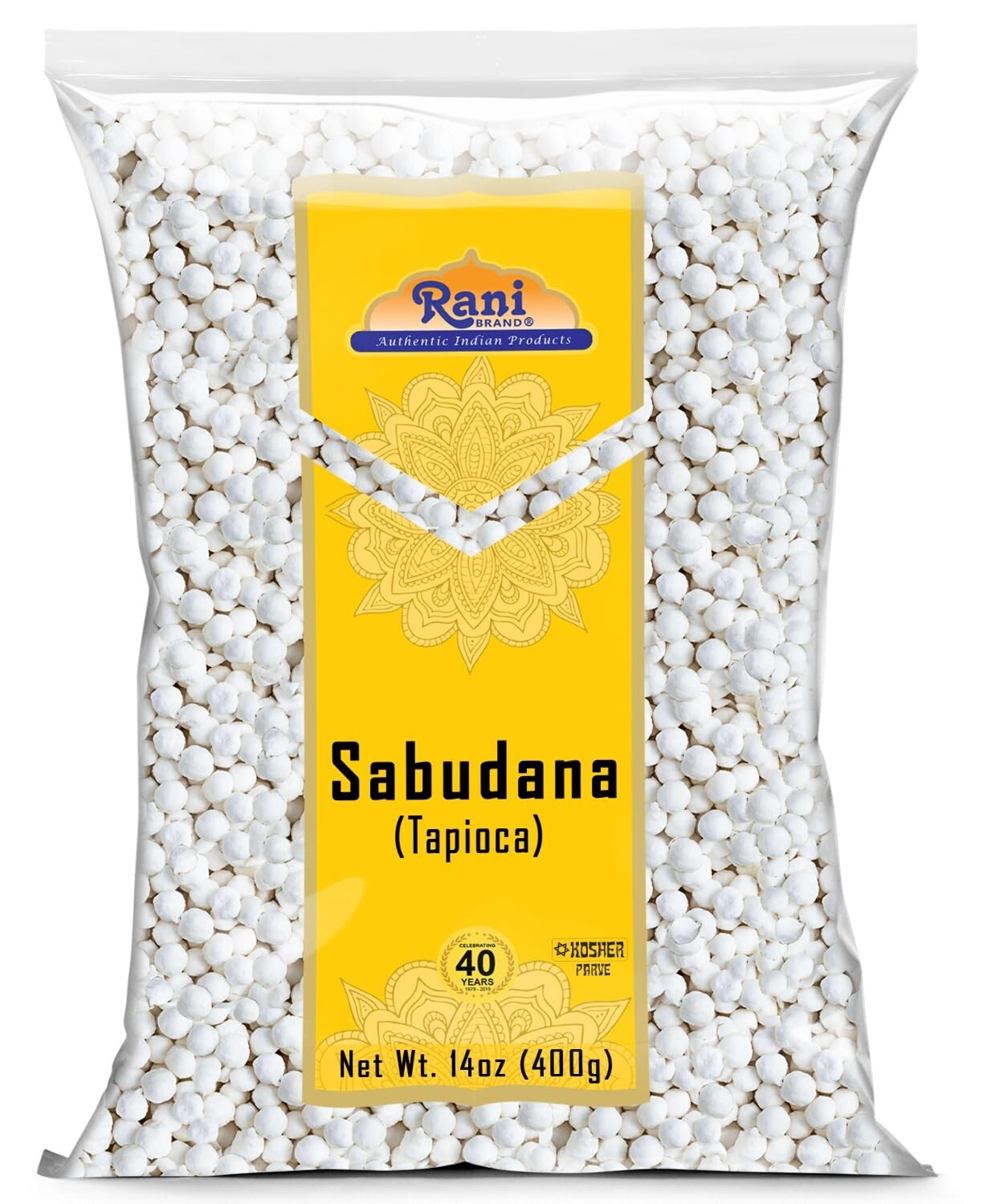 Rani Sabudana (Tapioca / Sago) Pearls 14oz (400g)