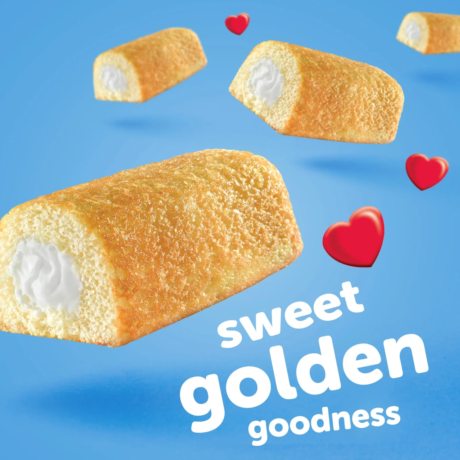 Hostess Twinkies Snack Cakes, Golden Sponge Cake with Crème Filling, 21.73 oz Bo