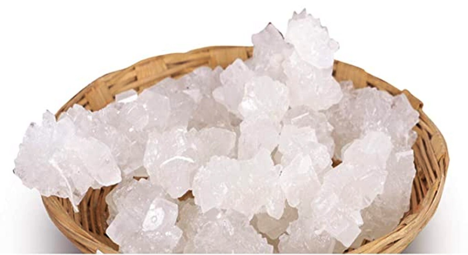 Dhaga Mishri Sugar Crystallized Thread Lumps Crystal Rock Purify 60g to 1kg