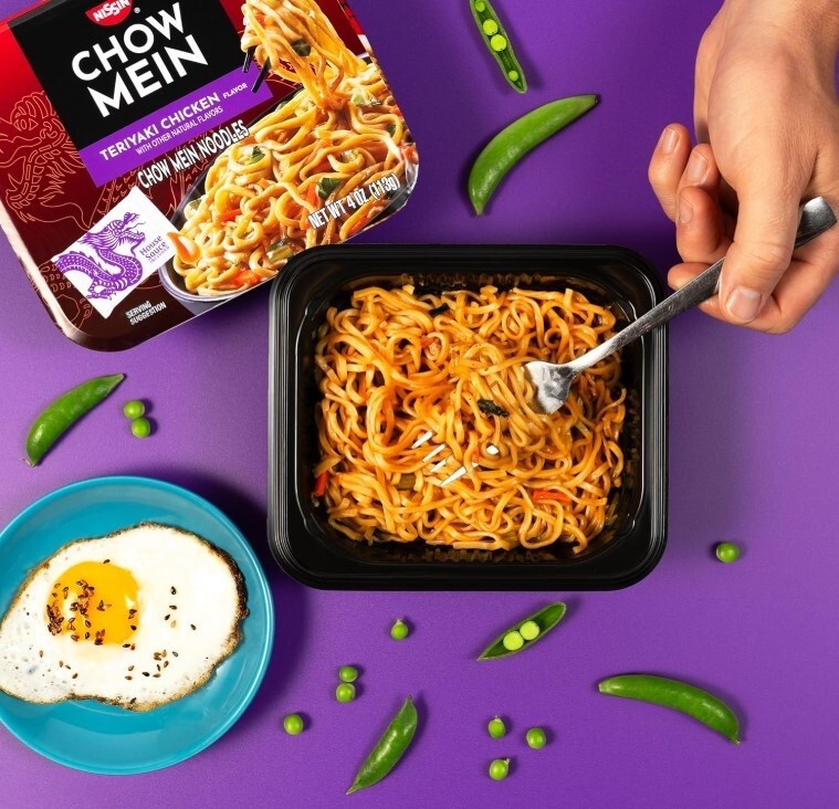 Nissin Chow Mein Teriyaki Chicken, 4 oz (Pack of 8)