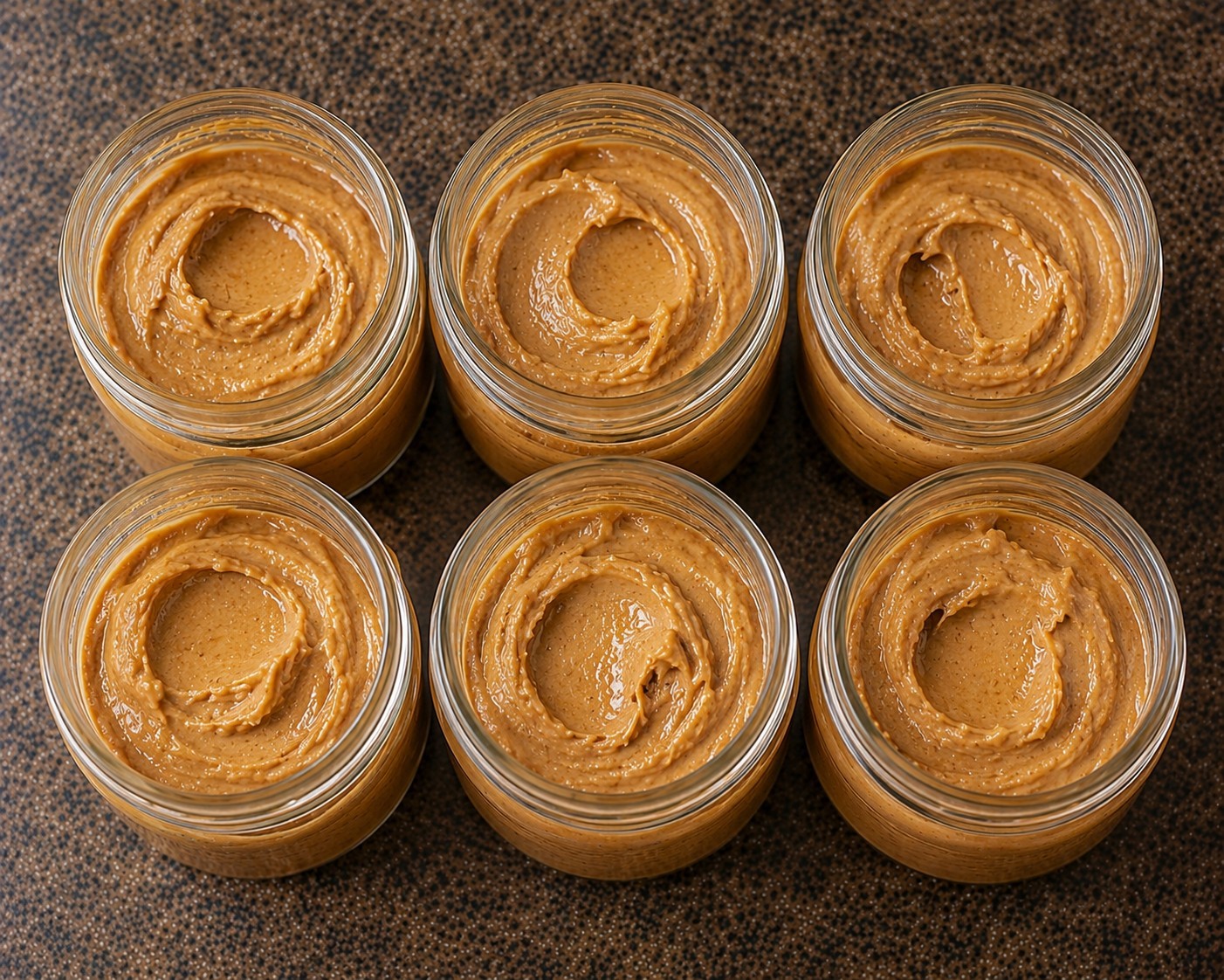 6 Pack Peanut Butter Spoon Fudge In Glass Jar 16 Oz Jar With Spoon& Lid (6 jars)