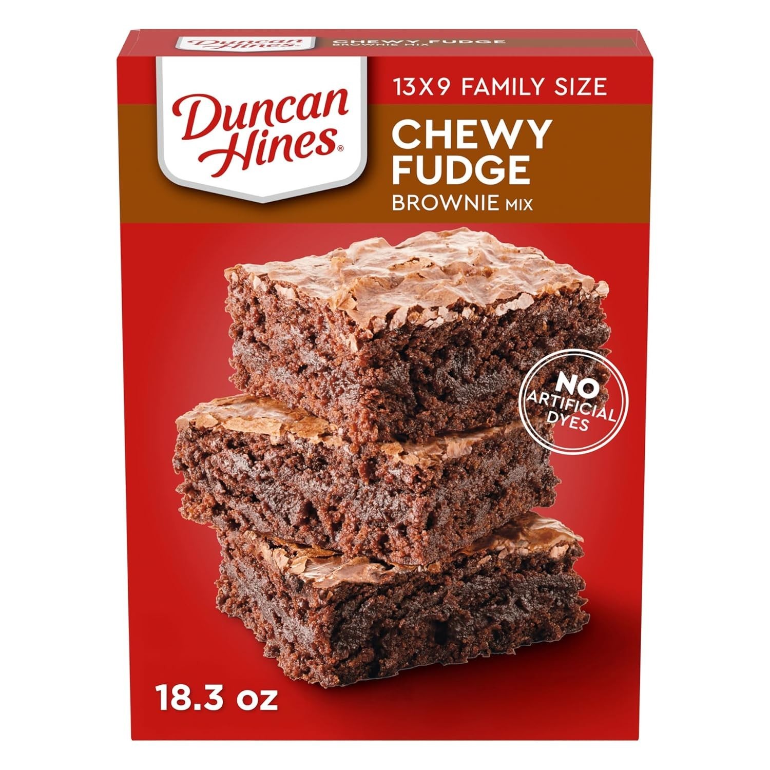 Duncan Hines Chewy Fudge Brownie Mix – 18.3 oz. of Chocolate Bliss