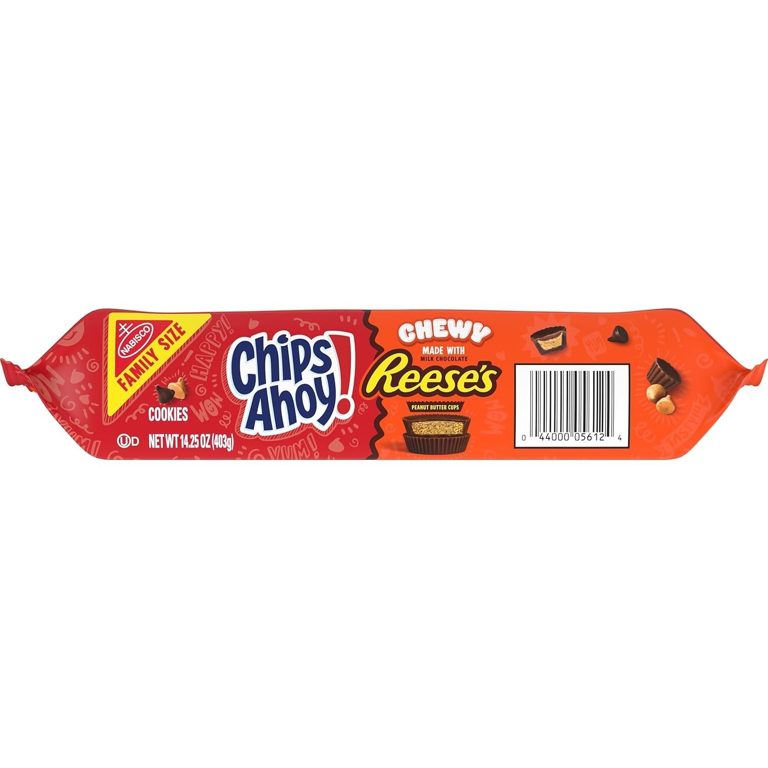 Chewy Chocolate Chip Cookies with Reese’s Cups – Perfect Family Snack 14.25 oz