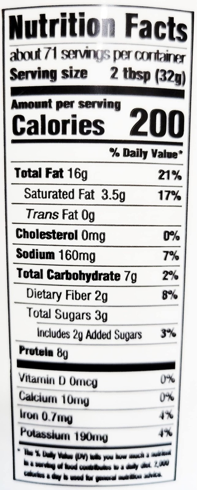 Chef’s Quality – Creamy Peanut Butter – 5 lb tub 80 Ounce (Pack of 1), Cream