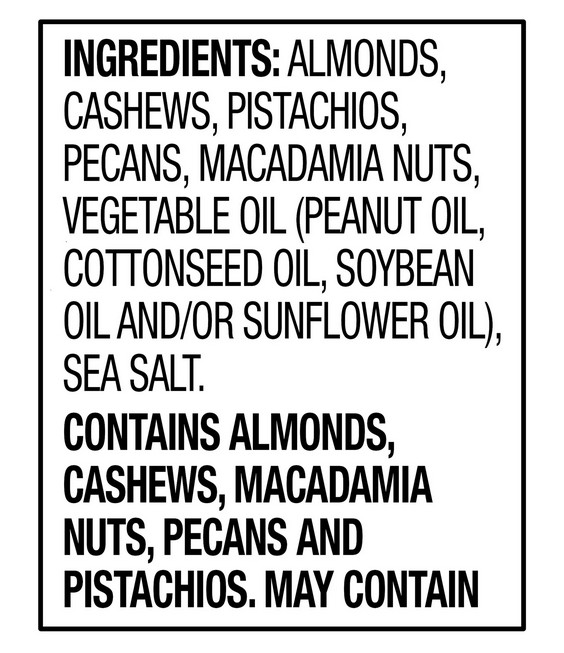 Great Value Deluxe Mixed Nuts, 1.5 oz, 8 Count