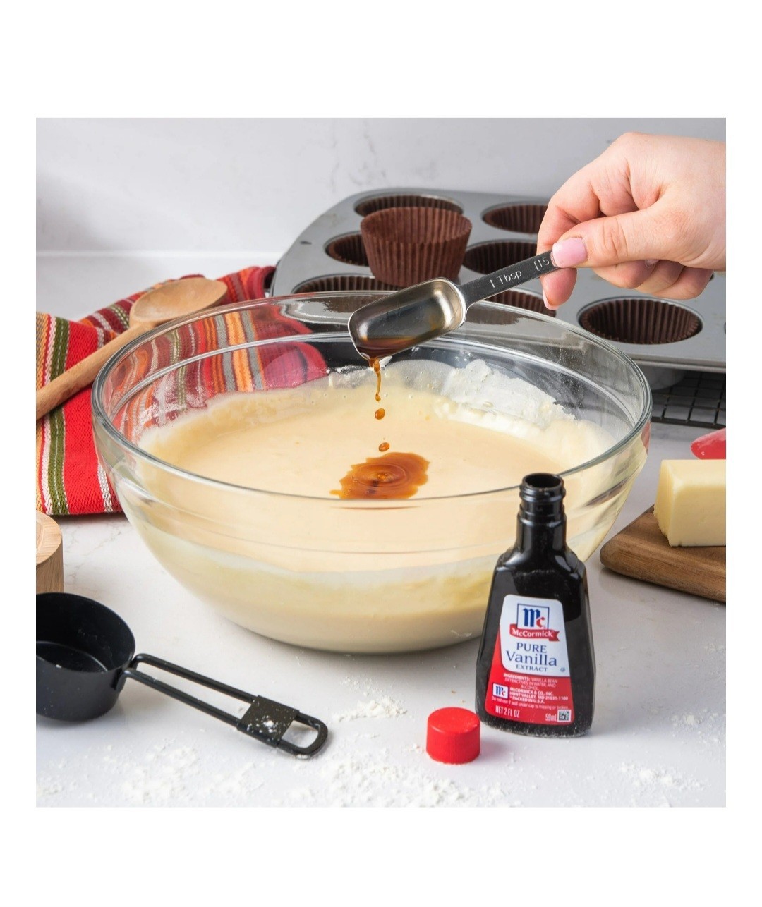 3 McCormick Concentrated Vanilla Flavor 2 fl oz Baking Extract Best By 6/22/25