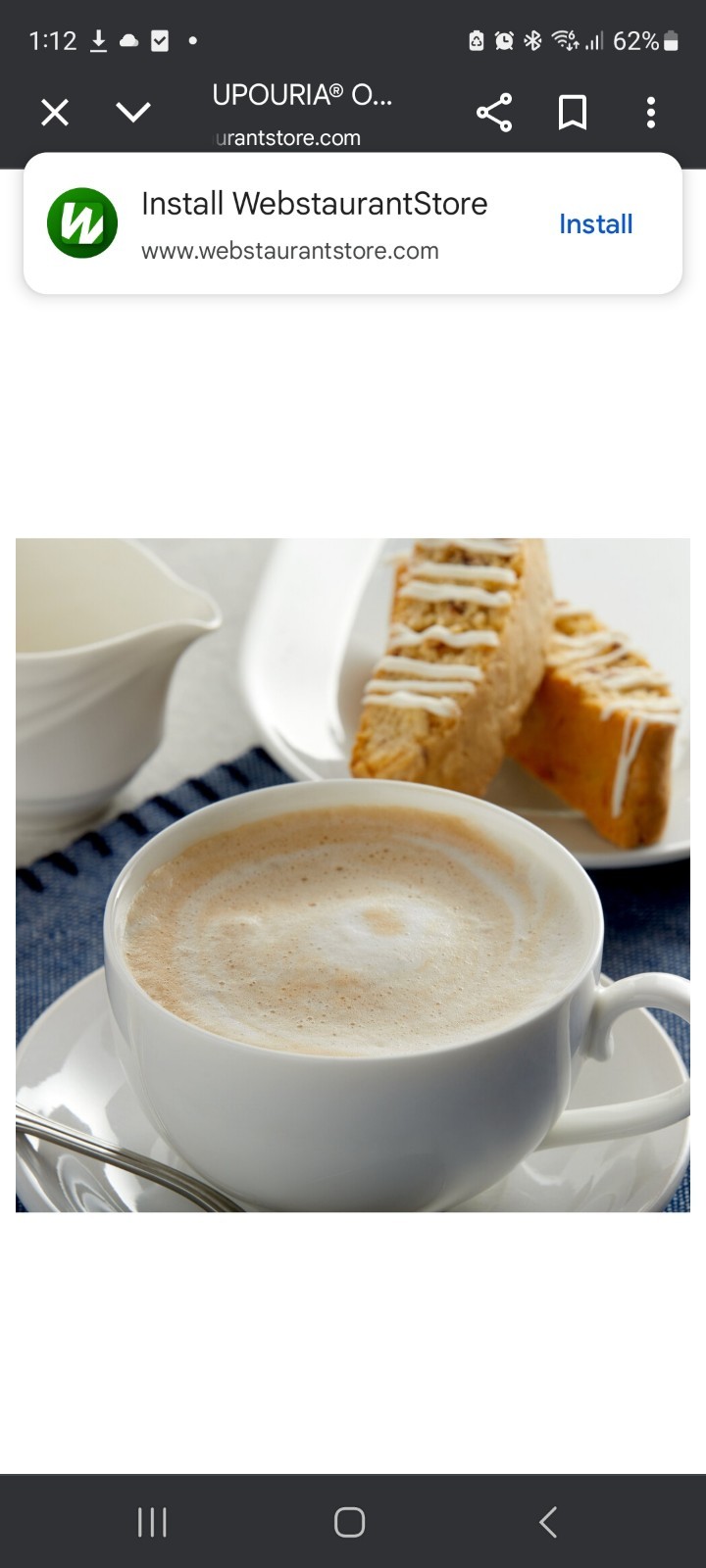 UPOURIA 2 lb. Cappuccino, Lattes and Hot Chocolate Mix (select flavor below)