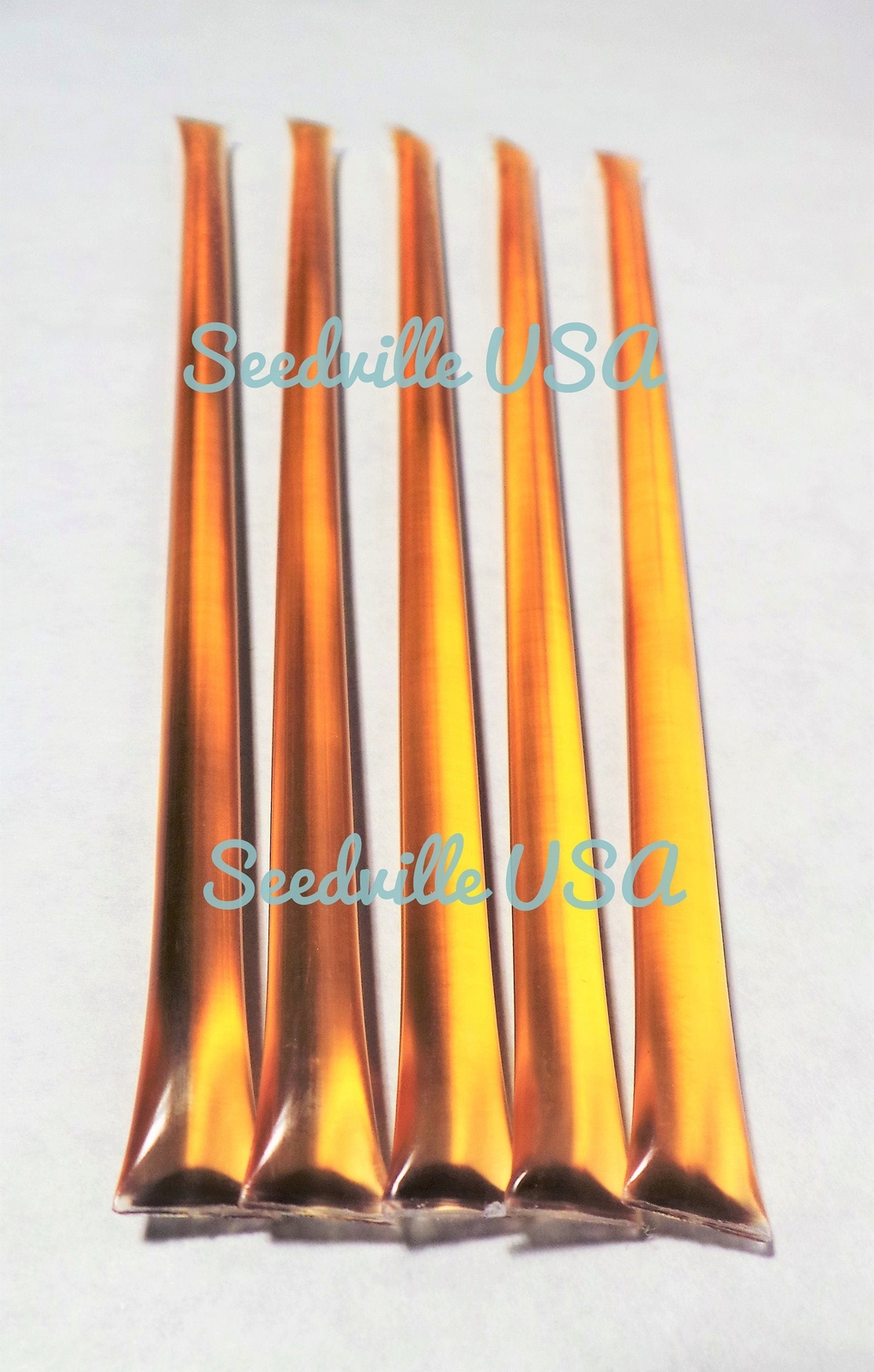 5 Pack ORANGE Blossom HONEY TEASERS Natural Honey Snack Sticks Honeystix Straws
