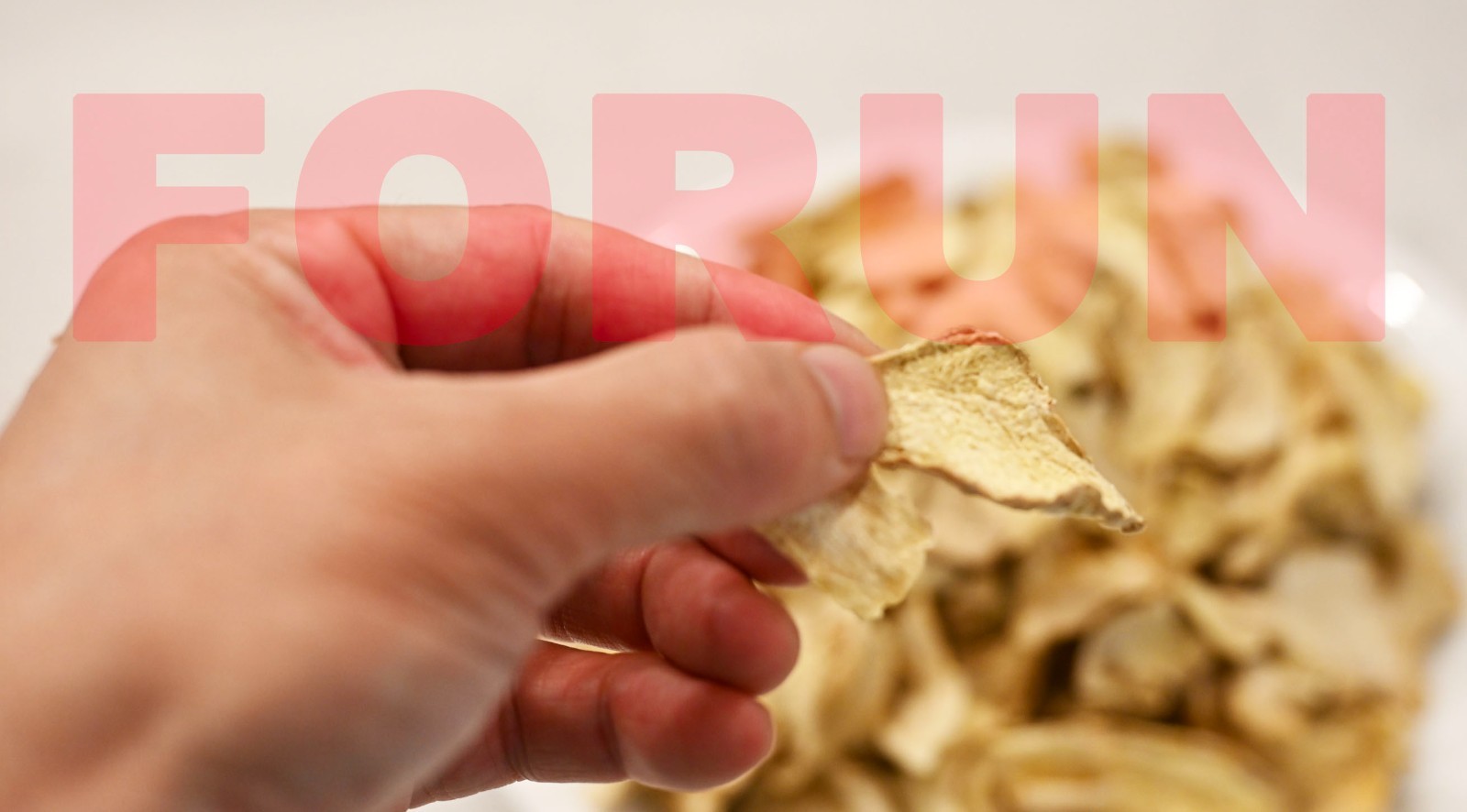 FORUN Organic Pure Ginger Flake 200G NET -Strong Flavour, Dried