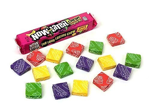 Now and Later Original Candy (24 Count Box) Apple Banana Grape Bulk OVER 3.5 LB