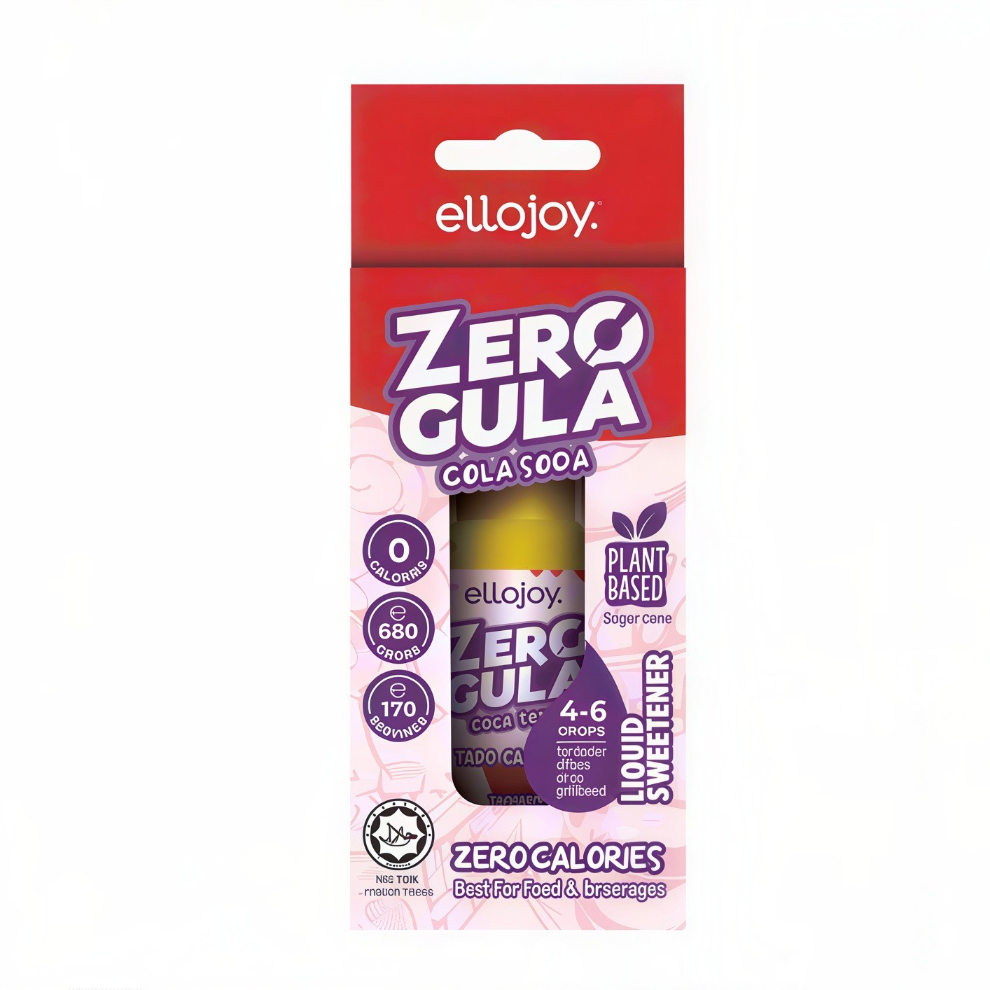 Ellojoy Zero Gula Liquid Sweetener | Non-Stevia Artificial Sweetener
