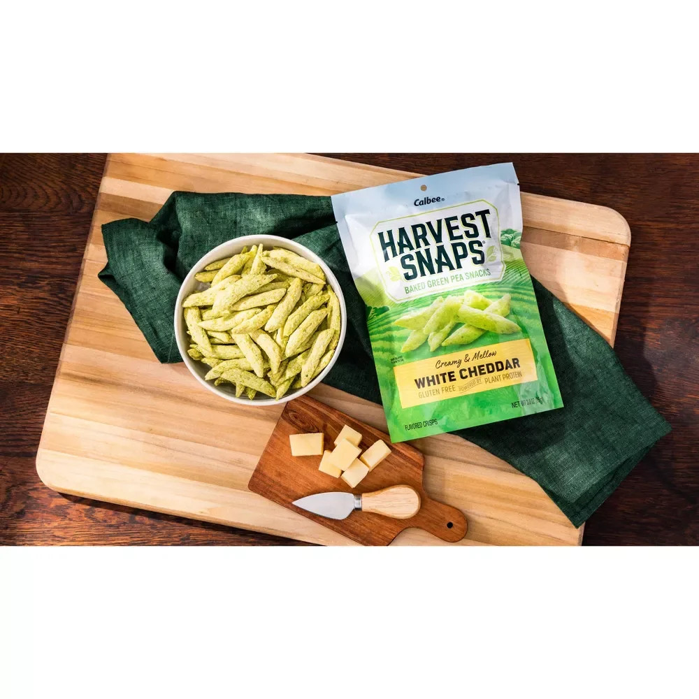 Harvest Snaps BLACK PEPPER Baked Pea Snacks, Vegan Gluten Free – 2 BAGS –