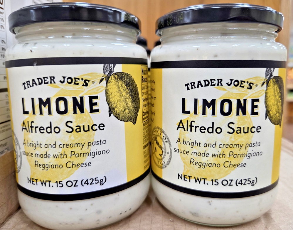 Trader Joe’s Limone Alfredo Sauce 15oz 425g (2 Jars)