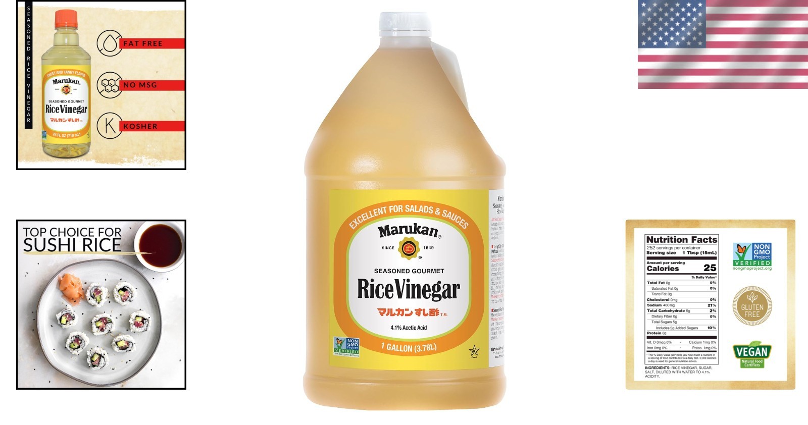 Kosher Rice Vinegar – Liquid Gourmet Flavor