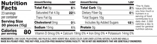 Guittard Green Mint Baking Chips Gluten Free Natural Flavor